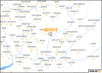 map of Benifo