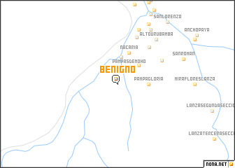 map of Benigno
