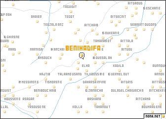 map of Beni Hadifa