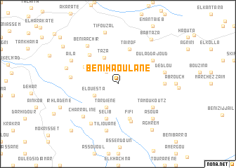 map of Beni Haoulane