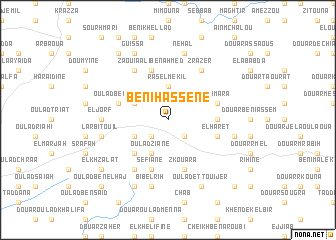 map of Beni Hassene