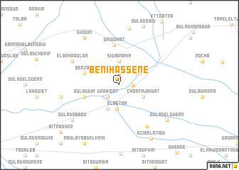 map of Beni Hassene