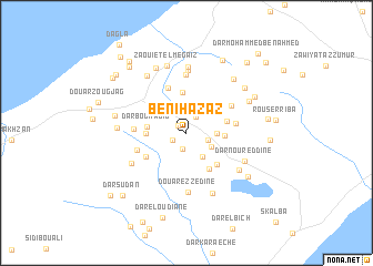 map of Beni Hazaz