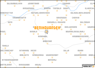 map of Beni Houardem