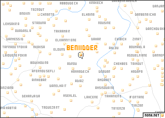 map of Beni Idder