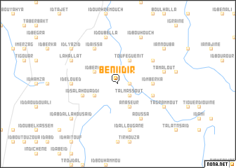 map of Beni Idir