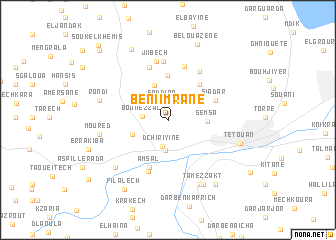 map of Beni Imrane