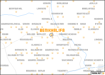 map of Beni Khalifa