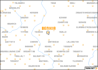 map of Beni Kia