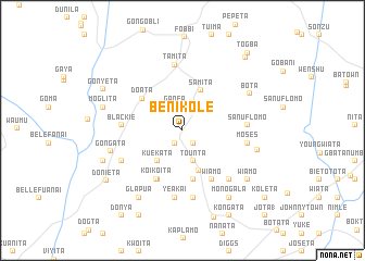 map of Benikole