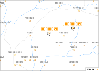 map of Benikoro