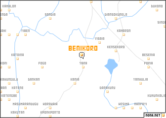 map of Benikoro