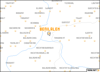 map of Beni Lalem