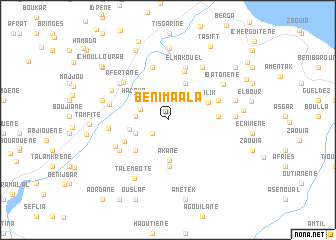 map of Beni Maala