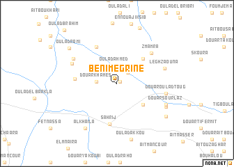 map of Beni Megrine