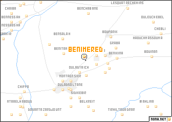 map of Beni Mered