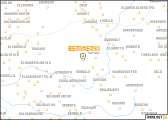 map of Beni Merki