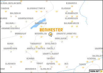 map of Beni Mester