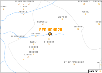 map of Beni Mghora