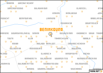 map of Beni Mkoura