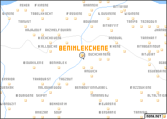 map of Beni Mlekchene