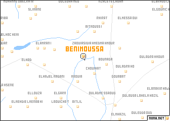 map of Beni Moussa