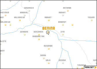 map of Benīna