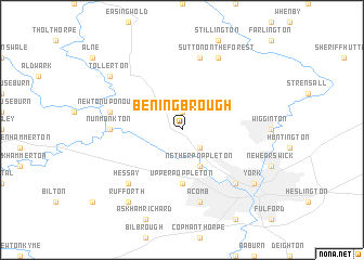 map of Beningbrough