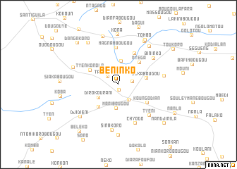 map of Béninko
