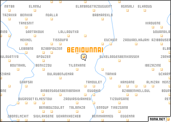 map of Beni Ounnaï