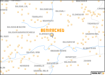 map of Beni Rached