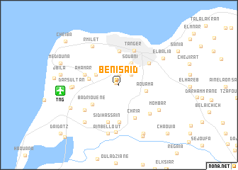 map of Beni Saïd