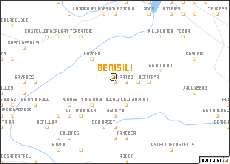 map of Benisili