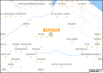 map of Benisivá