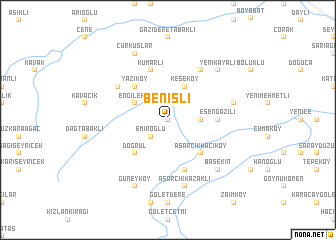 map of Benişli