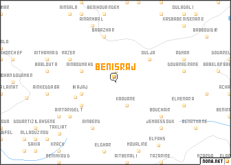 map of Beni Sraj