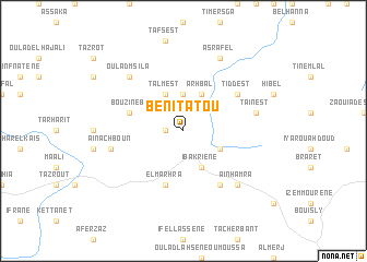 map of Beni Tatou