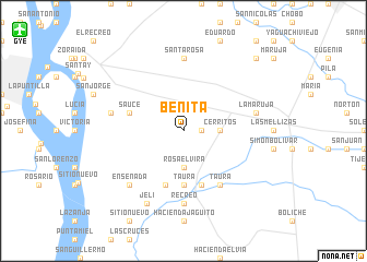 map of Benita