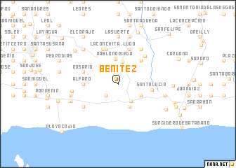 map of Benítez