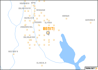 map of Beniti