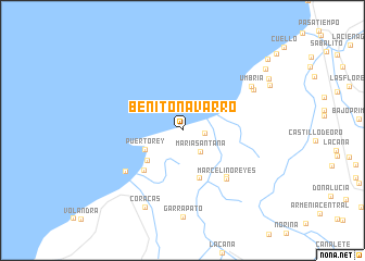map of Benito Navarro