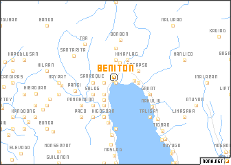 map of Beniton