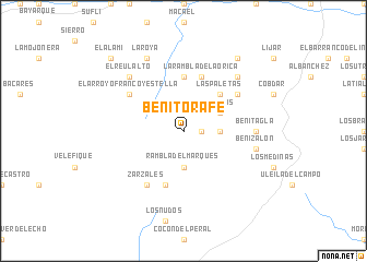 map of Benitorafe