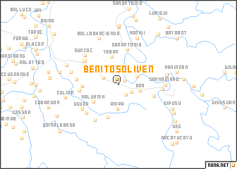map of Benito Soliven