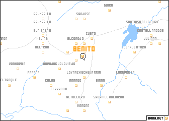 map of Benito