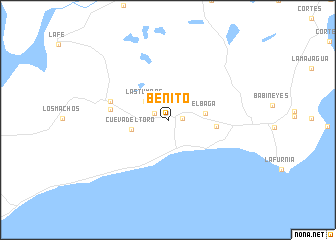 map of Benito