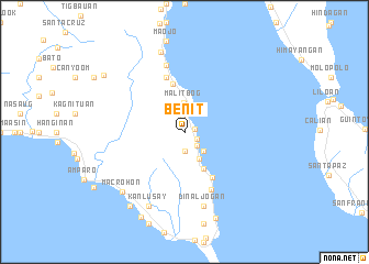 map of Benit