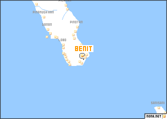 map of Benit