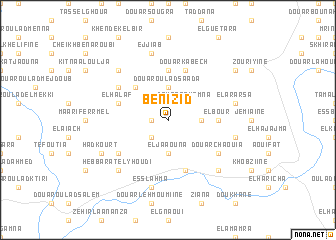 map of Beni Zid