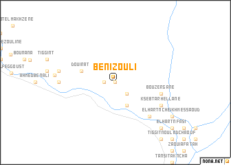 map of Beni Zouli